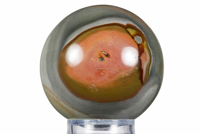 Polished Polychrome Jasper Sphere - Madagascar #358982